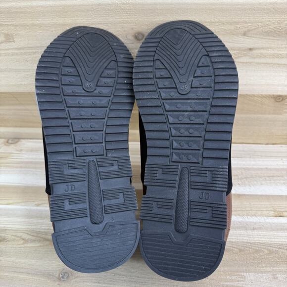 Gatsby Leather Oxford Shoes Brown Black Size 13 Lace Up Derby Orthopedic Ortho - Picture 12 of 13